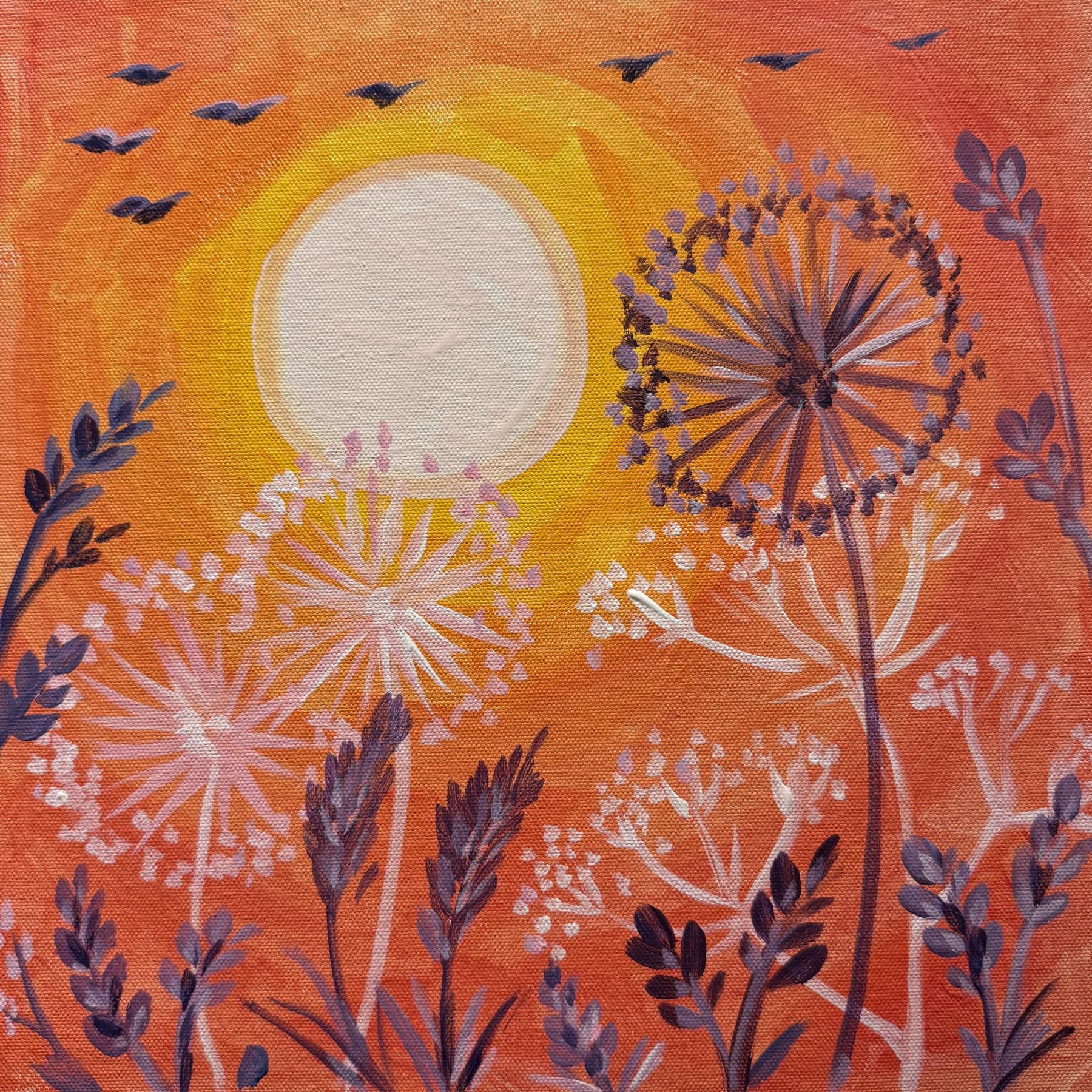 Dandelion Sunset The Woodman Inn, Nuthampstead, SG8 8NB