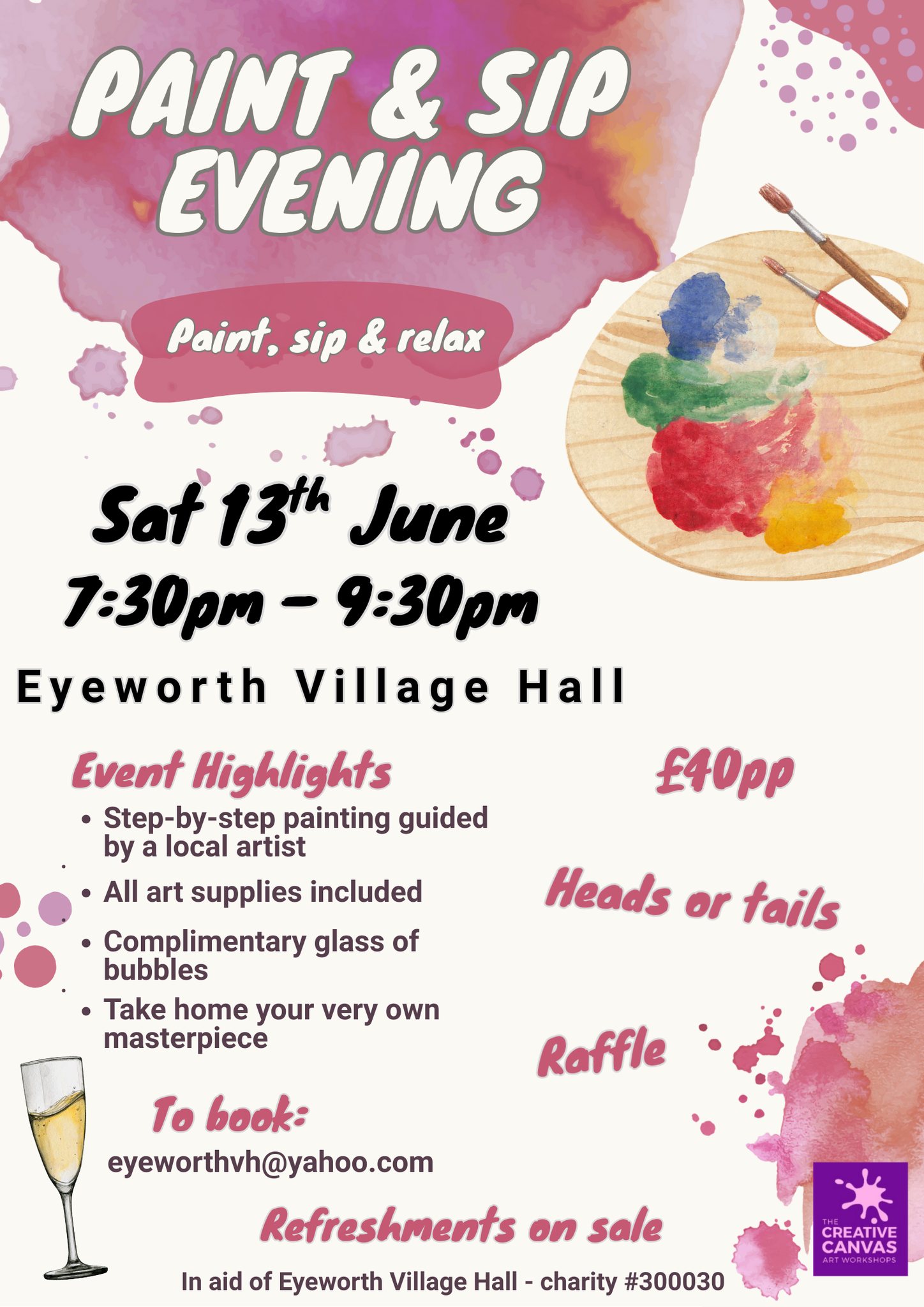 Eyeworth Village Hall Private Party