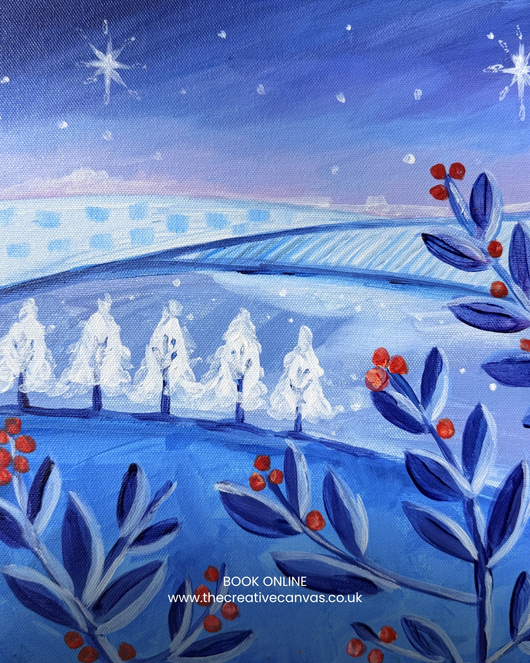 Blue Twilight | &pound;30 | The Woodman Inn, Nuthampstead, SG8 8NB