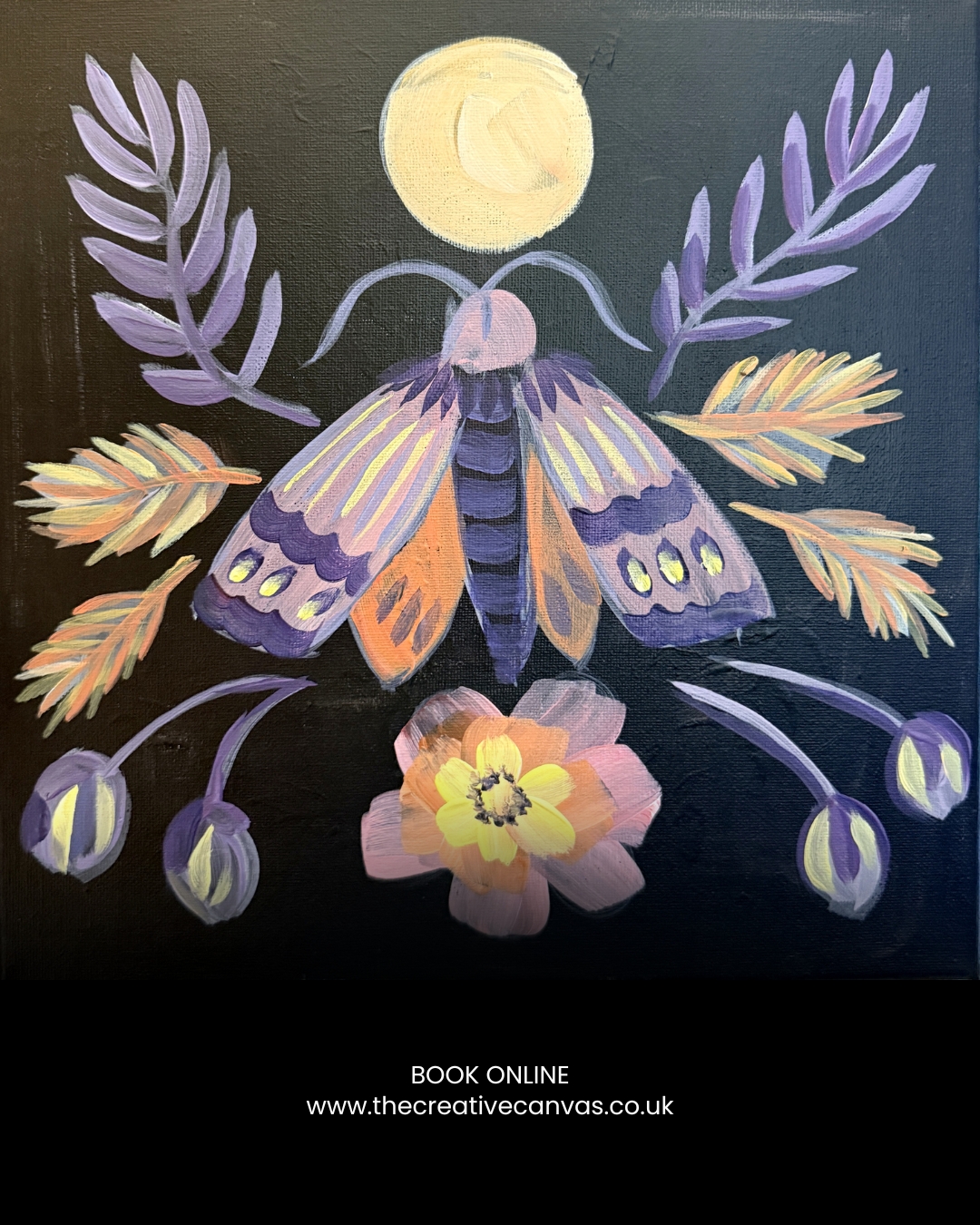 Moth Moon | &pound;30 | The Catherine Wheel, Albury, Ware, SG11 2LW