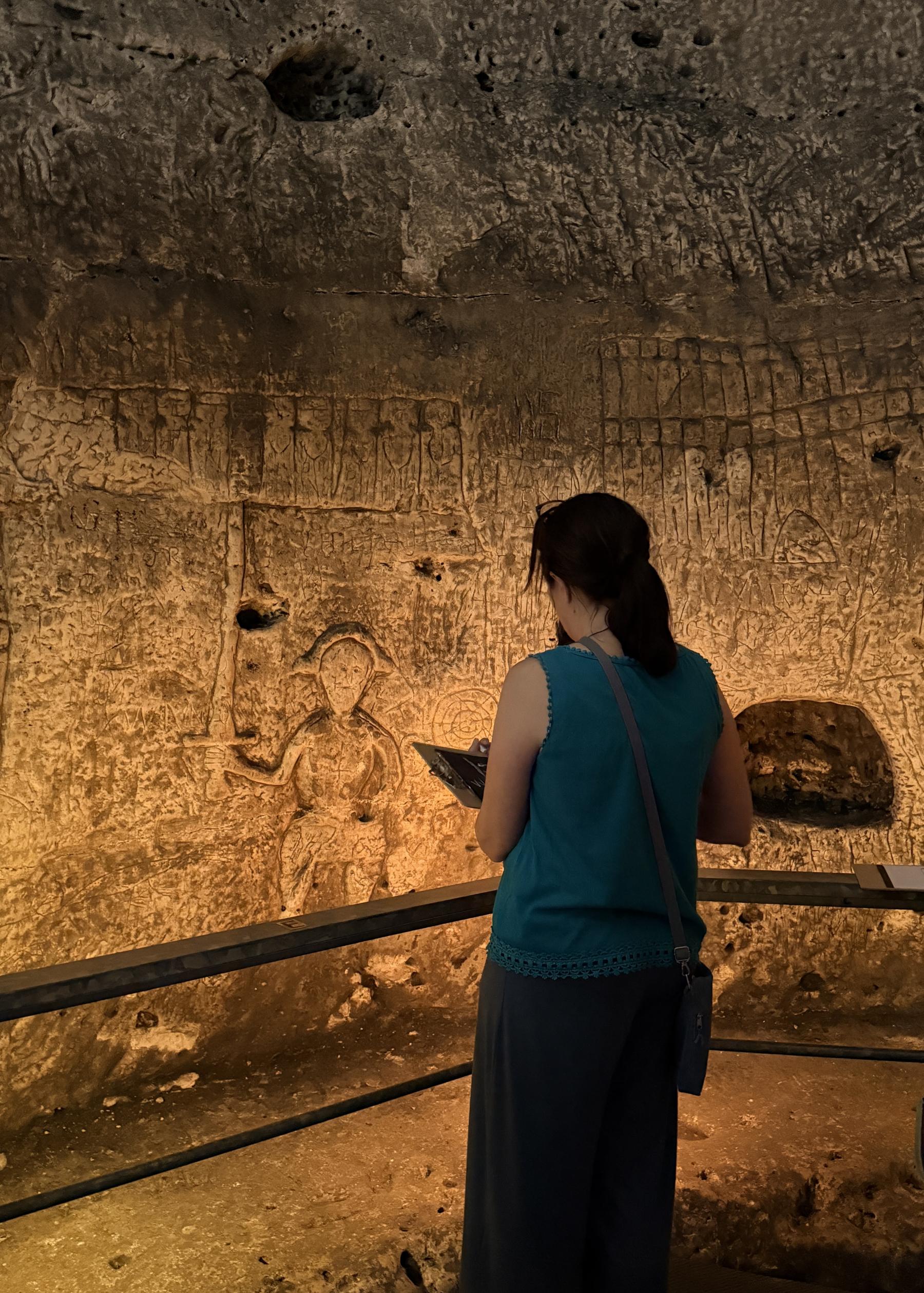 Drawing in Royston Cave | &pound;18 | Royston Cave, Melbourn St, Royston, SG8 7BZ