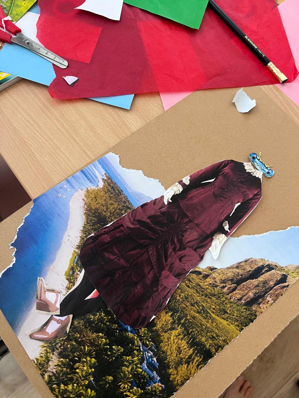 Victorian Collage at Royston Museum  - Workshops -  The Creative Canvas