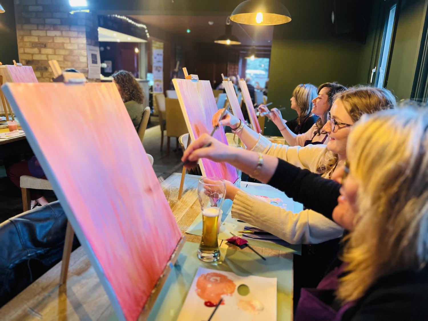 Paint and Sip Nights - The Creative Canvas -  ART WORKSHOPS
