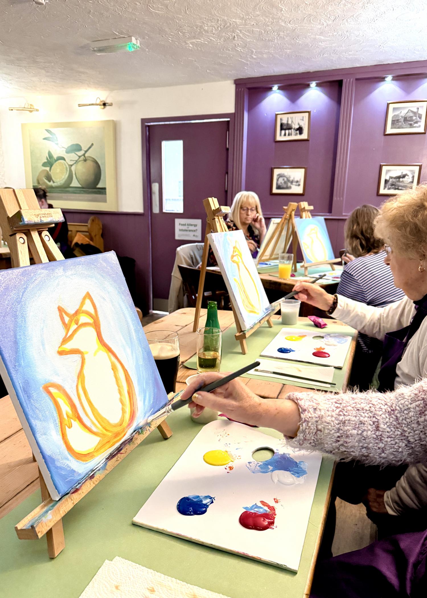 Paint and Sip Nights - The Creative Canvas -  ART WORKSHOPS
