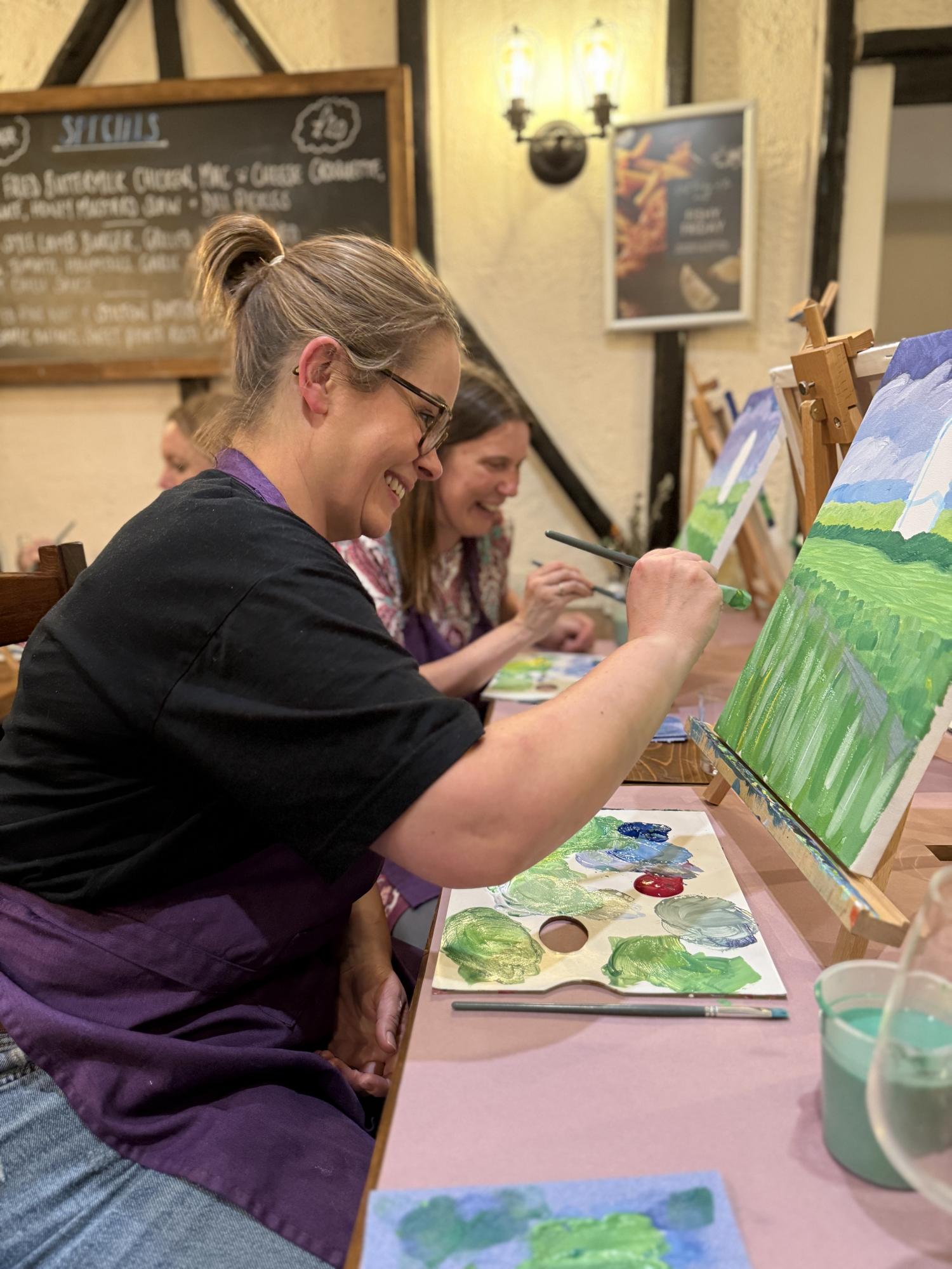 Paint and Sip Nights - The Creative Canvas -  ART WORKSHOPS