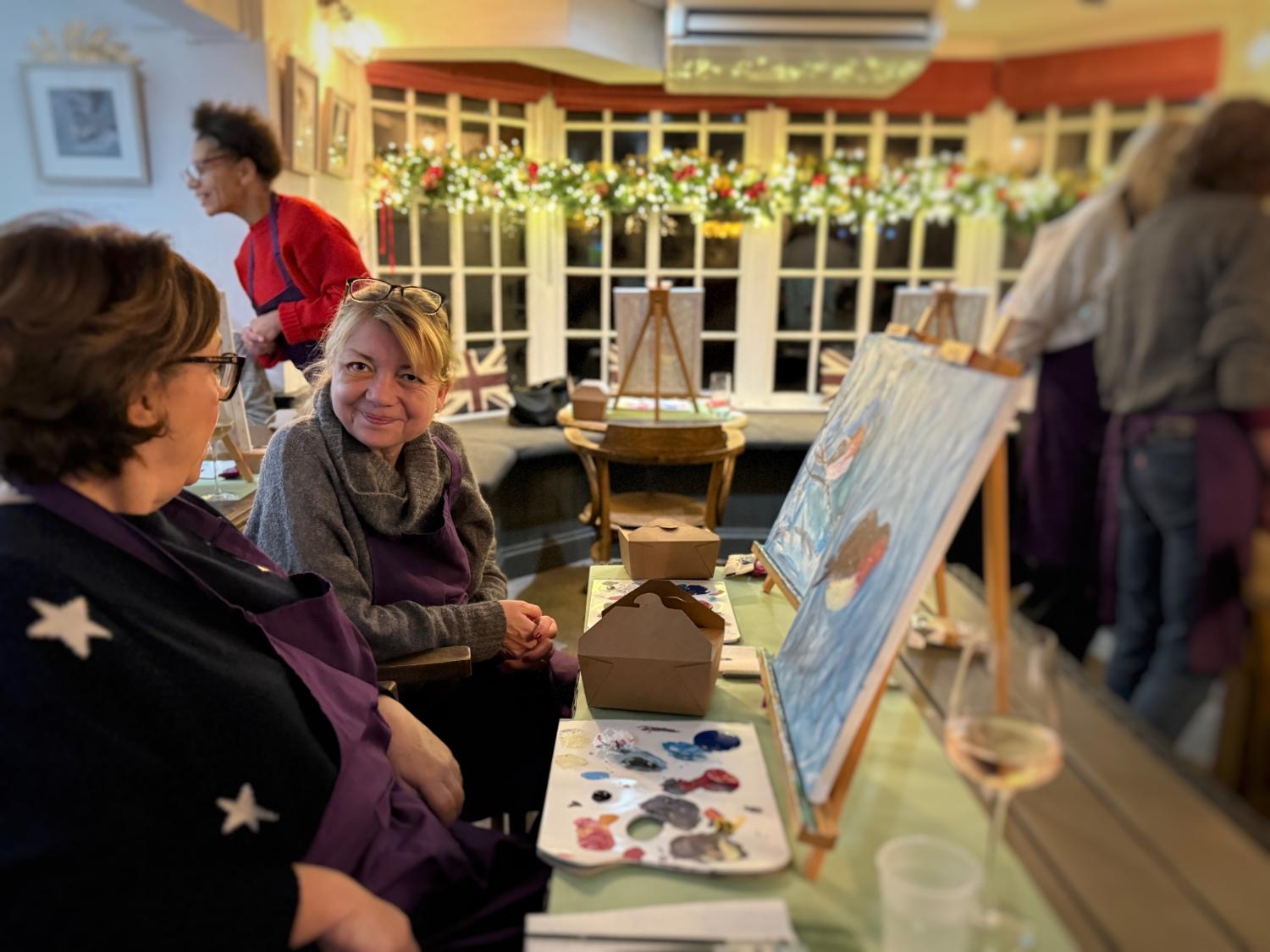 Paint and Sip Nights - The Creative Canvas -  ART WORKSHOPS
