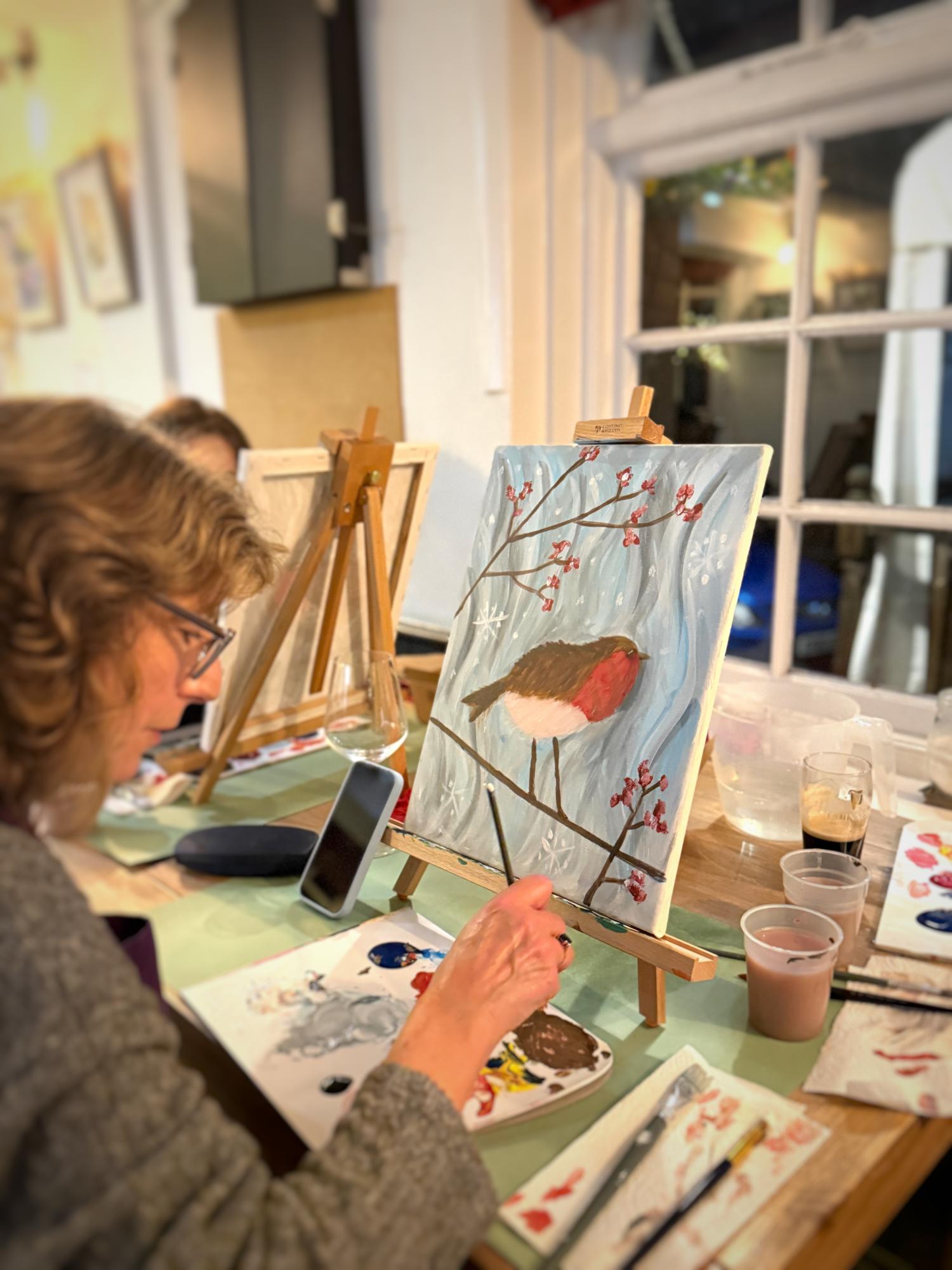 Paint and Sip Nights - The Creative Canvas -  ART WORKSHOPS