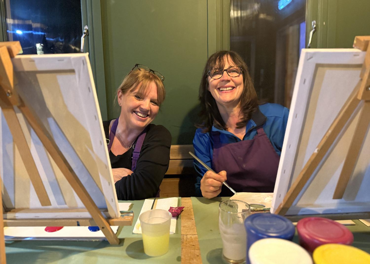Paint and Sip Nights - The Creative Canvas -  ART WORKSHOPS