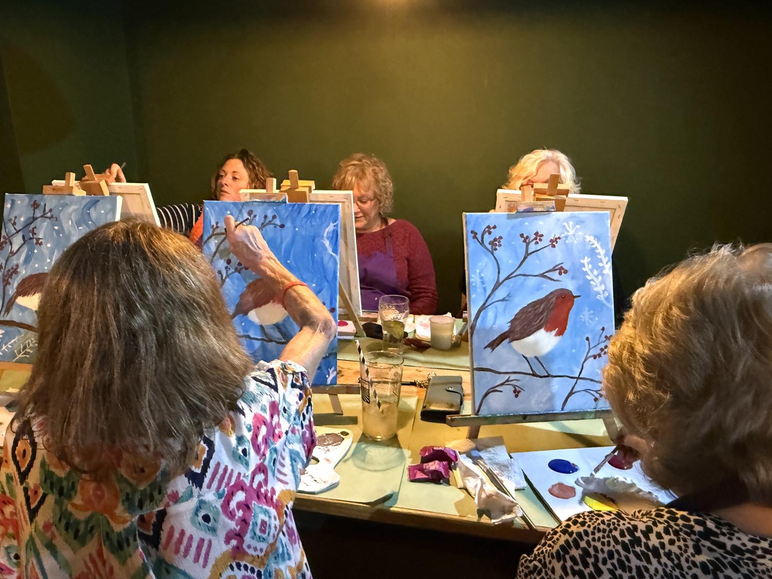 Paint and Sip Nights - The Creative Canvas -  ART WORKSHOPS