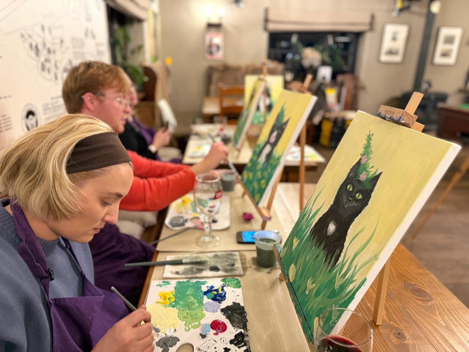 Paint and Sip Nights - The Creative Canvas -  ART WORKSHOPS