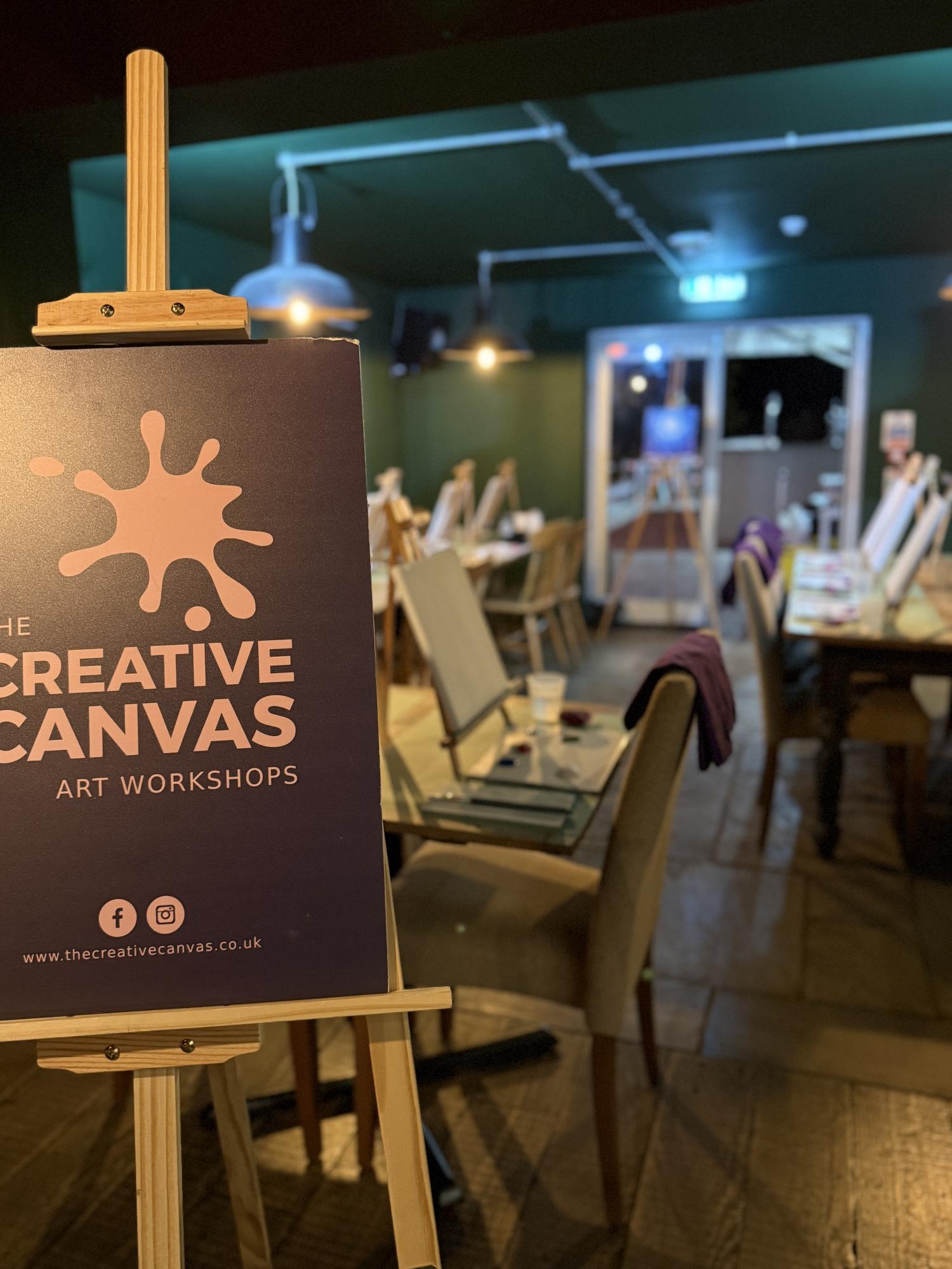 Paint and Sip Nights - The Creative Canvas -  ART WORKSHOPS