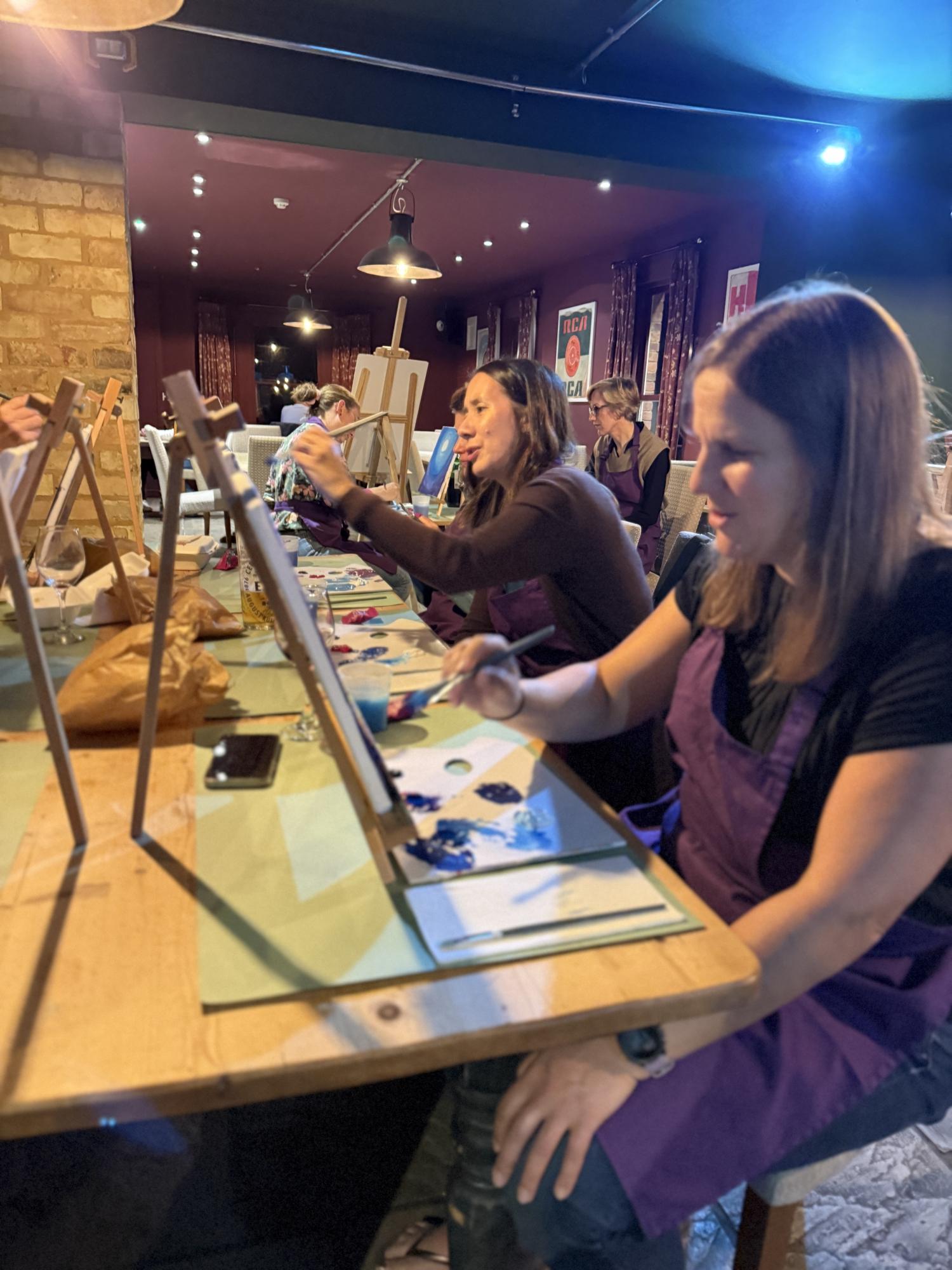 Paint and Sip Nights - The Creative Canvas -  ART WORKSHOPS