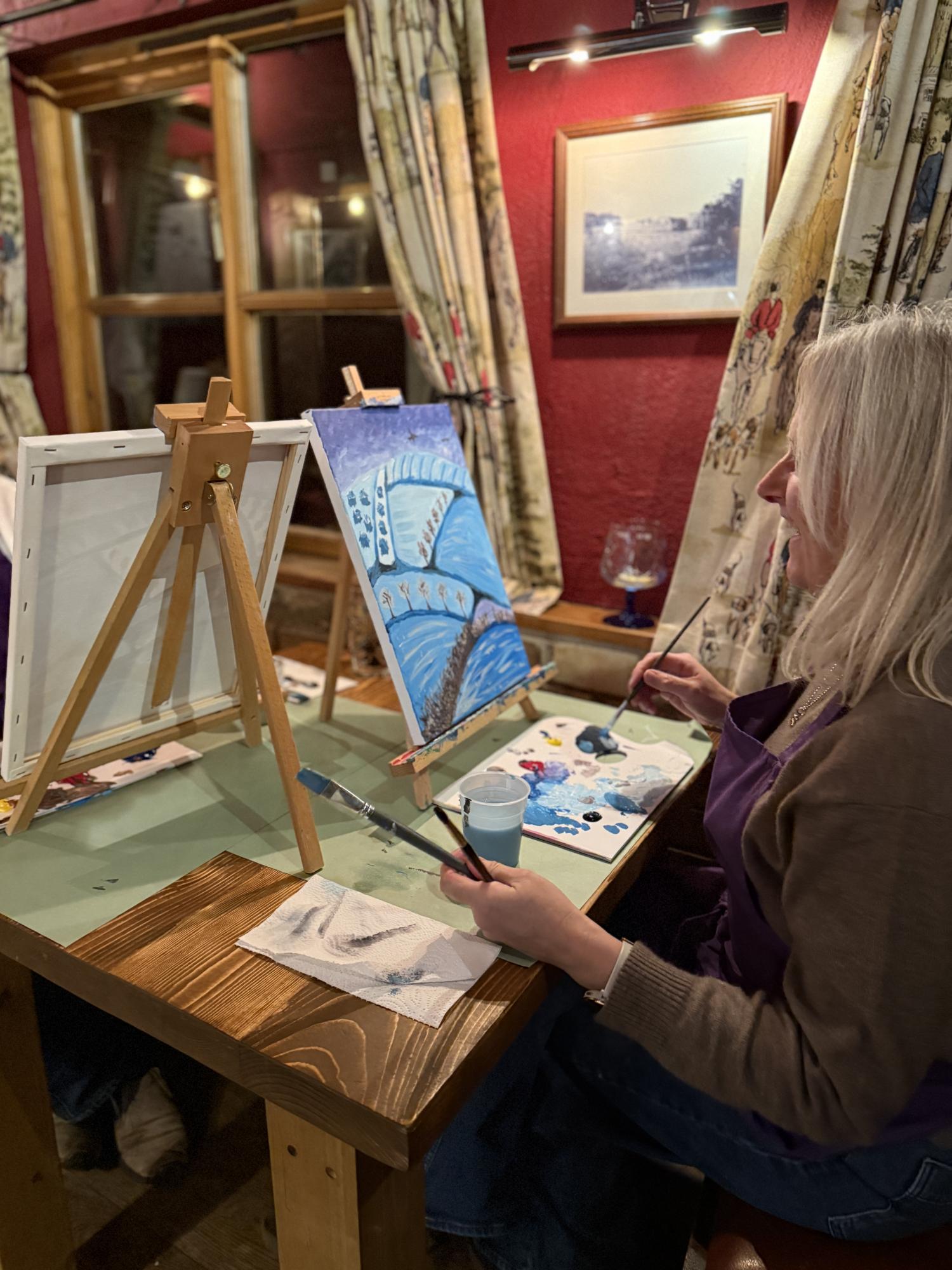 Paint and Sip Nights - The Creative Canvas -  ART WORKSHOPS