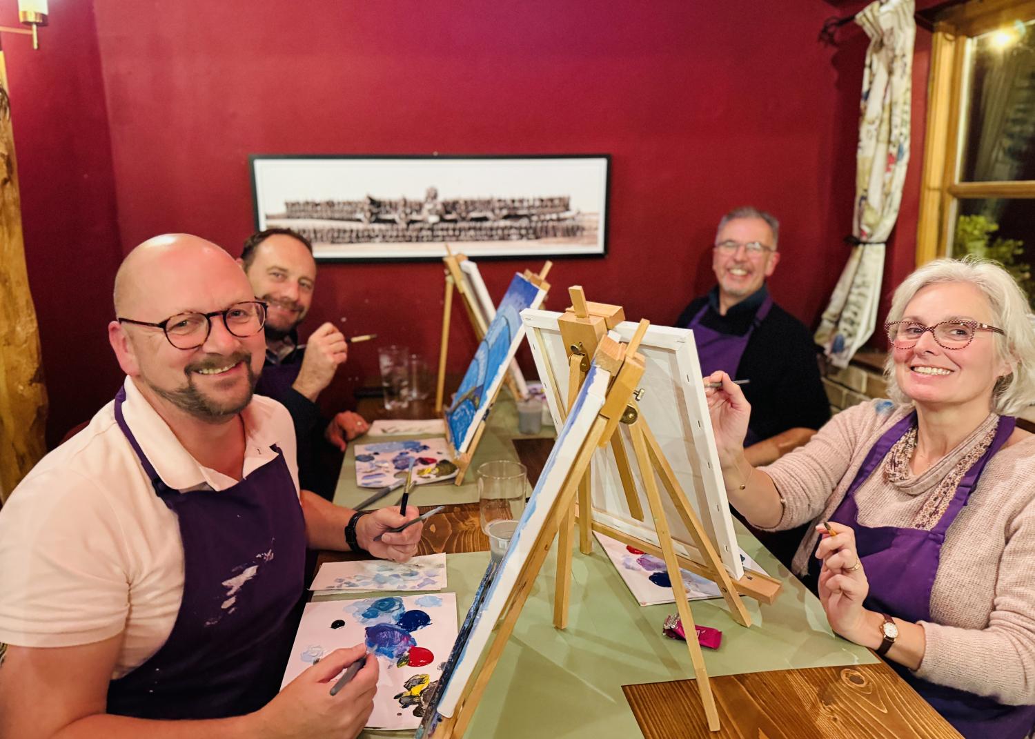 Paint and Sip Nights - The Creative Canvas -  ART WORKSHOPS