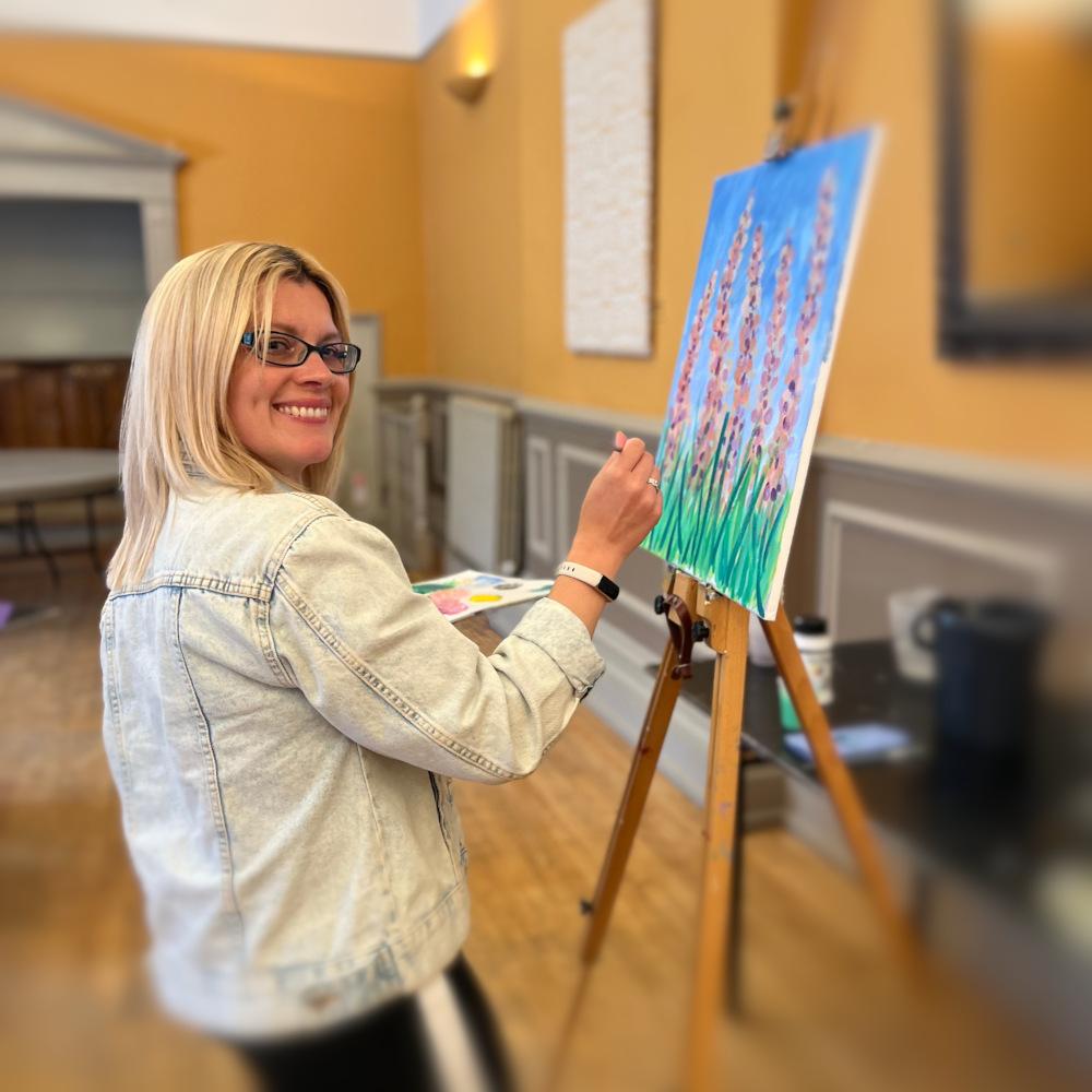 Domi's Private Paint and Sip Party, The Old Bull Inn  - Private Parties -  The Creative Canvas