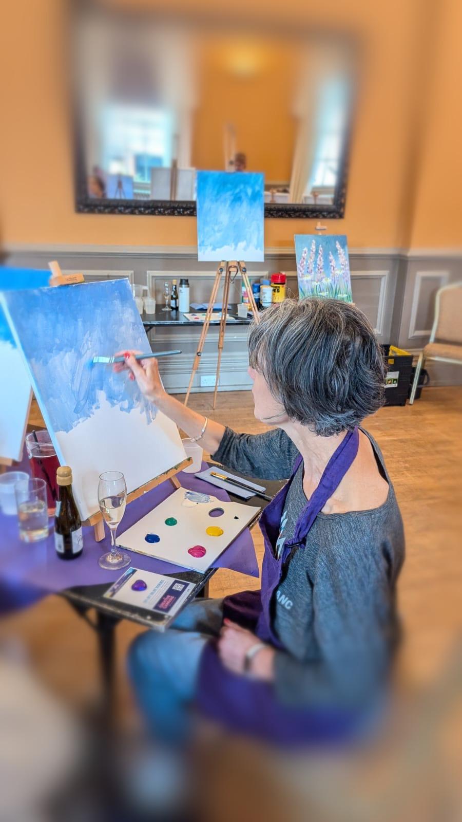 Domi's Private Paint and Sip Party, The Old Bull Inn  - Private Parties -  The Creative Canvas